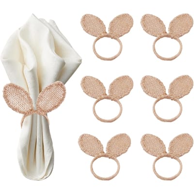 Ronds de serviettes tissés à la main Ronds de serviettes Ronds de serviettes pour Pâques