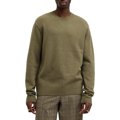 AllSaints Statten Crew Avo Green Maat: XXL | Sweaters Outlet | Heren | Groen