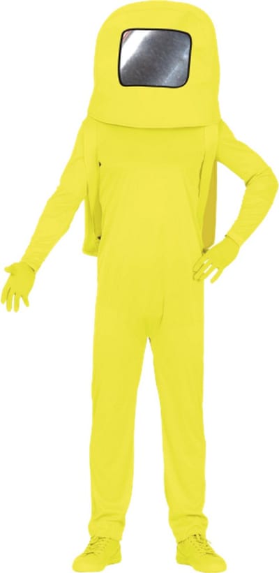 Fiestas Guirca - Kostuum Yellow Astronaut 5-6 jaar - Carnavalskleding - Carnaval - carnavalskleding 2027 - Carnaval kostuum
