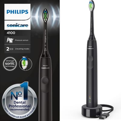 Philips Sonicare Series 4100 - Elektrische Tandenborstel - Zwart -HX3681/54
