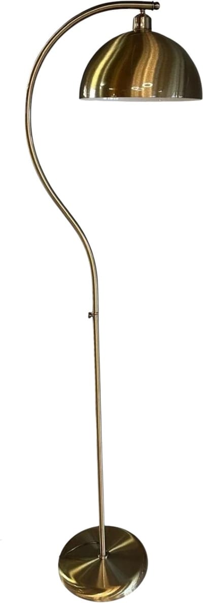 Bamyum Koriel hanglamp, Moderne stijl, Ø37 cm, goudkleurig metalen lamp