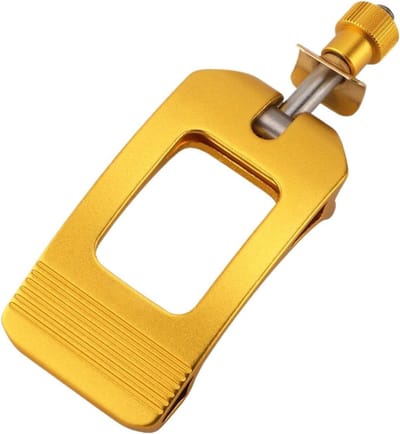 Fietszadelklem - Quick Release - Zadel Verstellen - Antislip Mechanisme - 11 x 49 x 34 cm - Goud