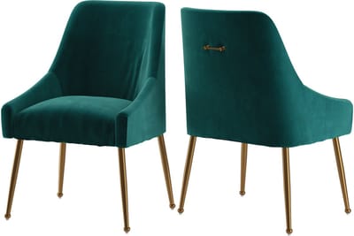 Daphne- Fauteuil Green Velvet Set van 2