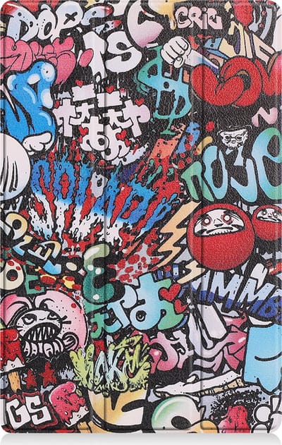 Hoesje - Geschikt voor Lenovo Tab P11 - Dun & Stevig - Trifold Bookcase - Hard Cover - Hardcover Book Case - Tablet Hoes - Graffity