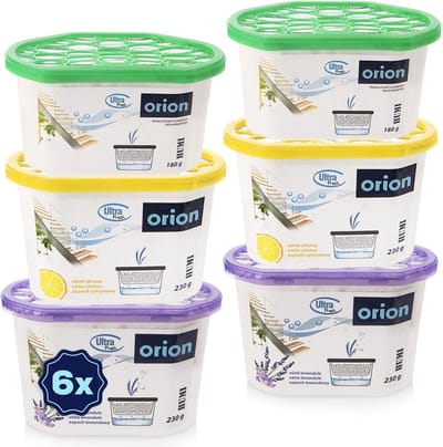 Vochtabsorber ULTRA FRESH 180 g / 230 g 6 stuks - Vochtopnemer - Ontvochtiger - Vochtvanger