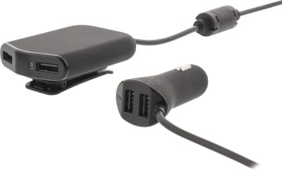 Sweex - Sweex CH-018BL Autolader 4-uitgangen 9.6 A Usb Zwart - 30 Dagen Niet Goed Geld Terug