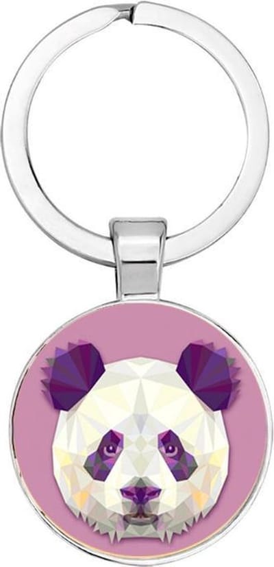 Akyol - Panda Sleutelhanger - Panda - dierenvriend - Schattig - Dierendag - Reuzenpanda - 2,5 x 2,5 CM