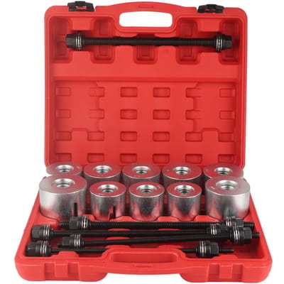 Kit d'outils universels pour le retrait et l'insertion de coussinets de silentblocs, jeu de manchons de pressage et d'extraction red