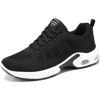 Sneakers Damesschoenen Zachte Zool Ademende Sportschoenen Dames Lucht Loopschoenen Dames Casual Schoenen Zapatos Mujer 42 black