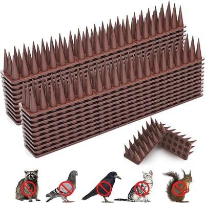 Vogelafweer Spikes - 12 Stuks Kunststof Duivenbescherming en Dierenafschrikking