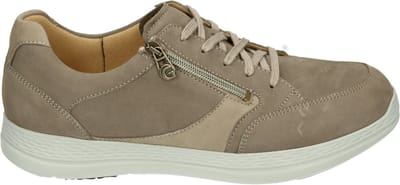 Ganter 259848 - Heren sneakersHeren veterschoenVrije tijdsschoenen - Kleur: Taupe - Maat: 42