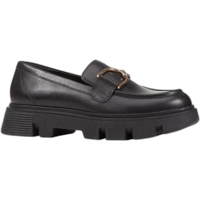 Loafers van leer met profielzool, model 'VILDE'