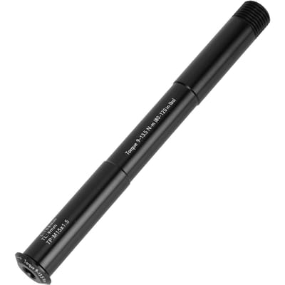 Axe de fourche avant de vélo, moyeu avant, tube traversant, alliage d'aluminium Boost pour RockShox 15 x 110 mm (158L) black