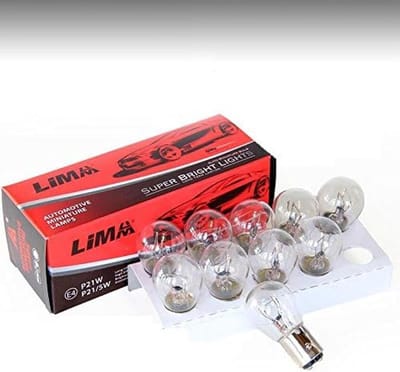 10 Stuks Bay15d Auto Lamp P21/5W 12V Dubbeldraad Gloeilampen voor Remlicht en Achterlicht