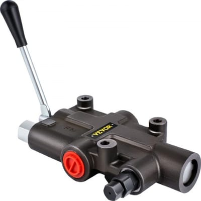 VEVOR hydraulische richtingsregelklep, hydraulische 1-spoels spoelklep, 21 GPM hydraulische laderklep, 3625 PSI richtingsregelklep, hydraulische kleppen en bedieningselementen voor tractoren, ladertanks