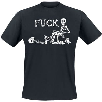 Sprüche - Fun T-shirt - Fuck - M tot 3XL - voor Mannen - zwart
