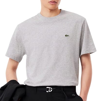 Lacoste T-Shirt Grijs - Maat XL - Heren - Casual T-shirts