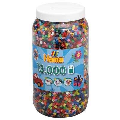 Smeltkralen Hama mix 68, -52 kleuren pot à 130