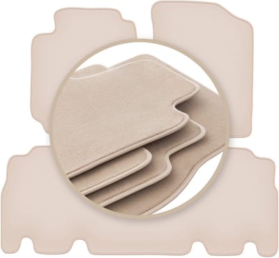 PREMIUM beige matten voor: Toyota Yaris Verso minivan 1999-2005