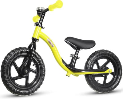 Loopfiets voor peuters van 18 maanden tot 5 jaar - Interactieve duwfiets met stabiliteit en voetsteun - Veilig rijden voor jongens en meisjes