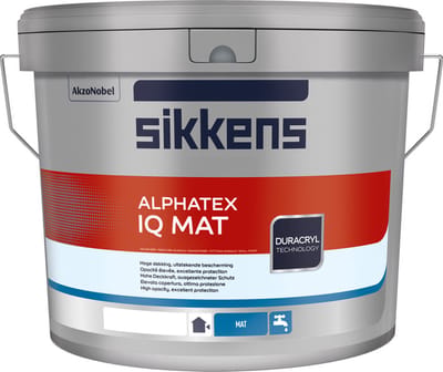 Sikkens Alphatex Iq Mat - 10 l - 9 m²/l - Afwerkingslaag