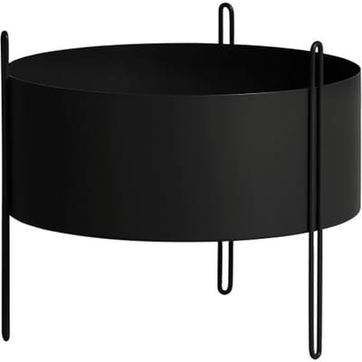 Woud Pidestall Bloempot - zwart - M