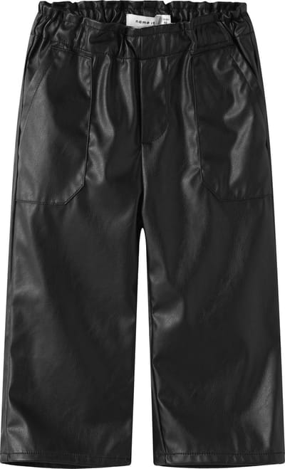 NAME IT - NMFROCKANA PU WIDE PANT - Meisjes - Broeken - Maat 98