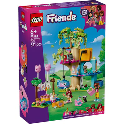 LEGO Friends LEGO® FRIENDS 42666 Kattengeburtstagsparty & boomhuis
