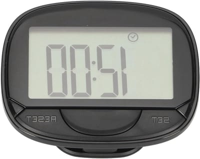 Stappenteller Groot Scherm - Fitness Tracker - Wandelen Hardlopen - 2D Nauwkeurige Sensor - 5 x 5 x 2 cm