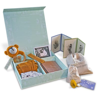 LUVION® Baby Memory Box - Herinneringsdoos - Baby Geschenkset - Kraamcadeau - Babyshower – 23 delig Cadeau - Jongen - Meisje