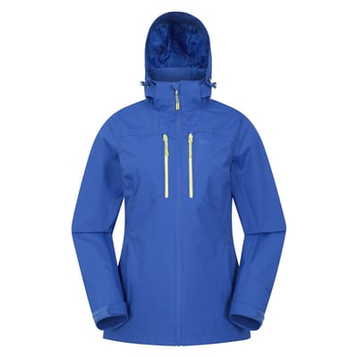 Mountain Warehouse Dames/Dames Rainforest II Extreme Waterdichte Jas (Blauw)