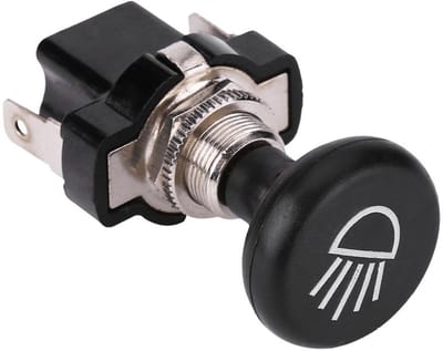 Push Pull lichtschakelaar 12V - vervangingsaccessoire voor auto - hoge betrouwbaarheid - eenvoudig te herkennen - ShopVlot
