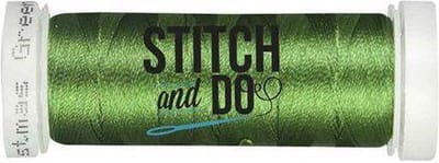 Kerstgroen Linnen Garen Stitch & Do