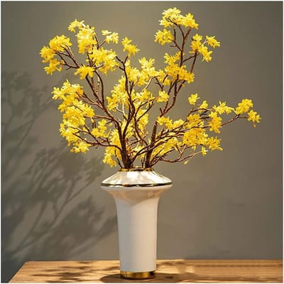 Kunstbloemen Boeket - Zijden Decoratie - Woonkamer Decoratie - Onderhoudsvriendelijk - Tot 75cm - Diverse Kleuren
