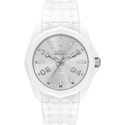 Diesel Stinger 3-Hand Mannen Horloge 44 mm - Wit