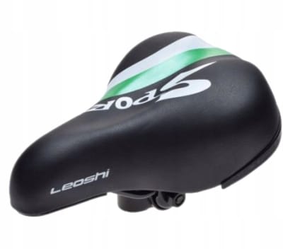 Kinder Fietssadel Zwart-Groen 150mm