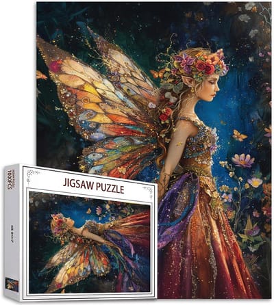 Romantische 1000 stukjes legpuzzels voor volwassenen - Kleurrijke bloemen kunst puzzels voor woondecoratie