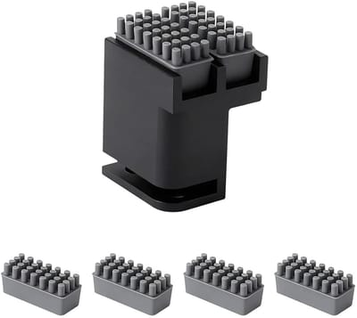 4-delige Set 3D Printer Reinigingsgereedschap met Dubbele Borstels en Siliconen Nozzles voor Efficiënt Onderhoud en Schoonmaak