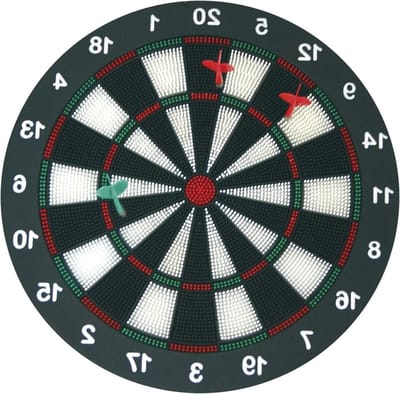 Dartset Zachte Darts - Veilig Pijltjes Spel - Oefenen Coördinatie - Zachte Veiligheidstips - 30 x 40 x 30 cm
