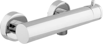 Nemo Go Bold douchemengkraan thermostatisch veiligheidsblokkering hartafstand 15 cm keramische schijven inclusief rozetten en Skoppelingen chroom