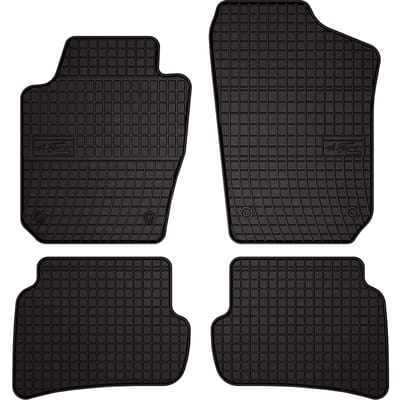 Wielganizator SolidPRO Serie - Zwarte Rubber Automatten - Skoda Fabia III - Hatchback en Combi - 2014-2022