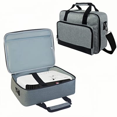 Projector reistas 13,75 x 10,5 x 4,5 inch - Waterdichte draagbare beamertas, multifunctionele opbergtas voor beamer en accessoires