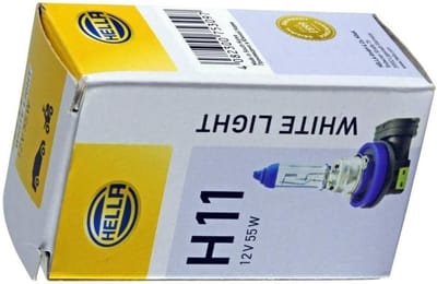H11 Halogeen Gloeilamp - Wit Licht tot 4200 Kelvin - 12V - 55W - PGJ19-2 - 1 Stuk