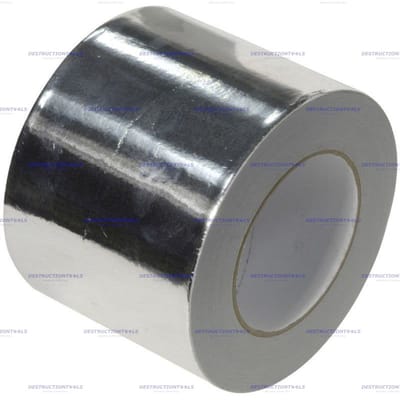 6 rollen 50M x 100mm (300M) aluminium (HVAC) tape (50mic)