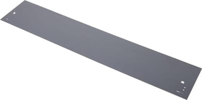 Borderrand metaal 13,5 cm x 120 cm - grijs - Gazonrand - Kantopsluiting