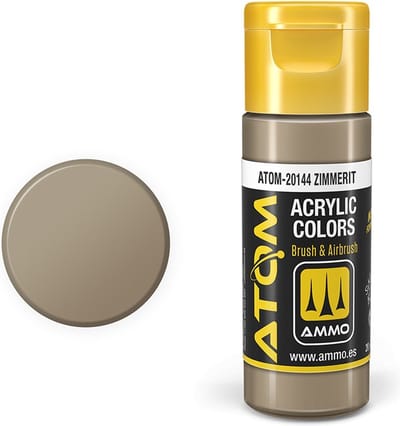 AMMO by Mig Jimenez Hobbyverf Acrylverf - MIG 20144 ATOM - Zimmerit - Acryl - 20ml Verf flesje - 20 ml