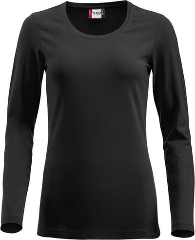 Clique Carolina L/S Zwart maat S