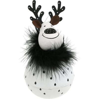 Decoratief rendier, kerstversiering, decoratieve figuur van metaal, ad