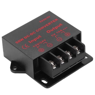Store_9 - Power Converter Adapter - DC Spanningsregelaar - Compact en Draagbaar - 5V 10A - Ideaal voor Motor en LED Strip - Betrouwbare Beveiligingen