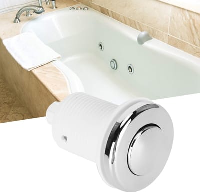 Dailygoody - Afstandsbediening Pneumatische Luchtschakelaar - Luchtknopschakelaar - Voor sanitaire apparatuur - Compact formaat - Massagebad - Bubbelb